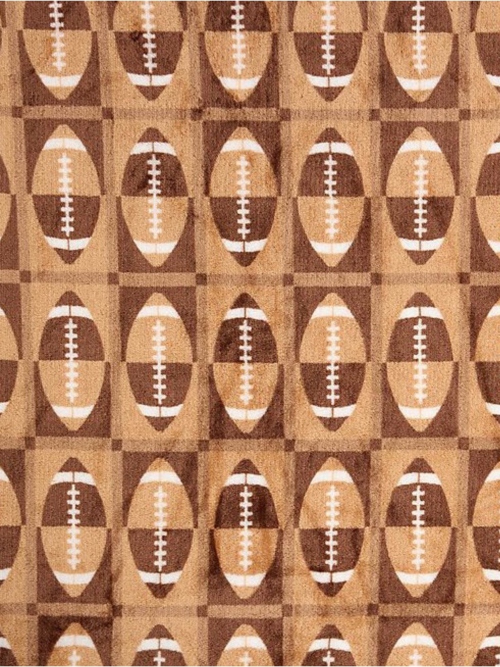 The Big One Touchdown Football Plush Throw Blanket - Picture 3 of 3